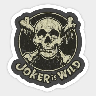 Joker is Wild 1966 Sticker